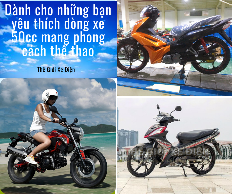 Top 3 xe 50cc mang phong cách thể thao Top 3 xe 50cc mang phong cách thể thao