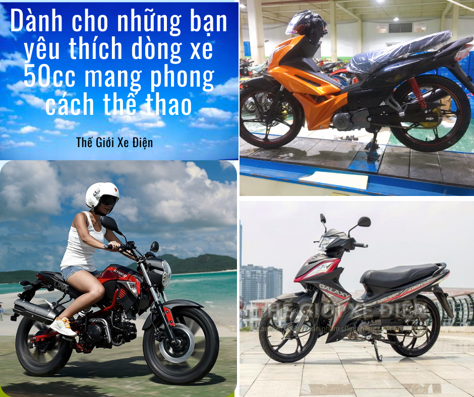 Top 3 xe 50cc mang phong cách thể thao