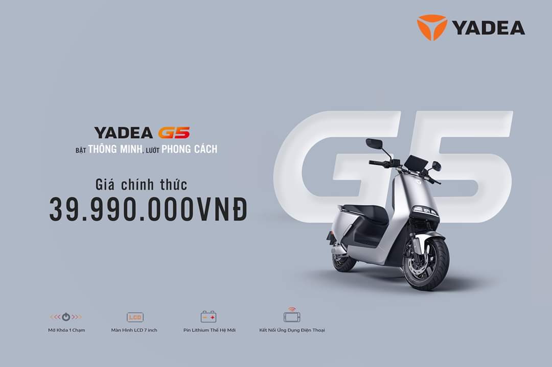 Xe máy điện yadea g5