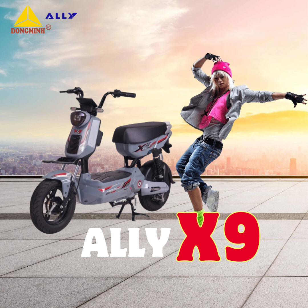 xe đạp điện mini - Ally X9 xe đạp điện mini - Ally X9