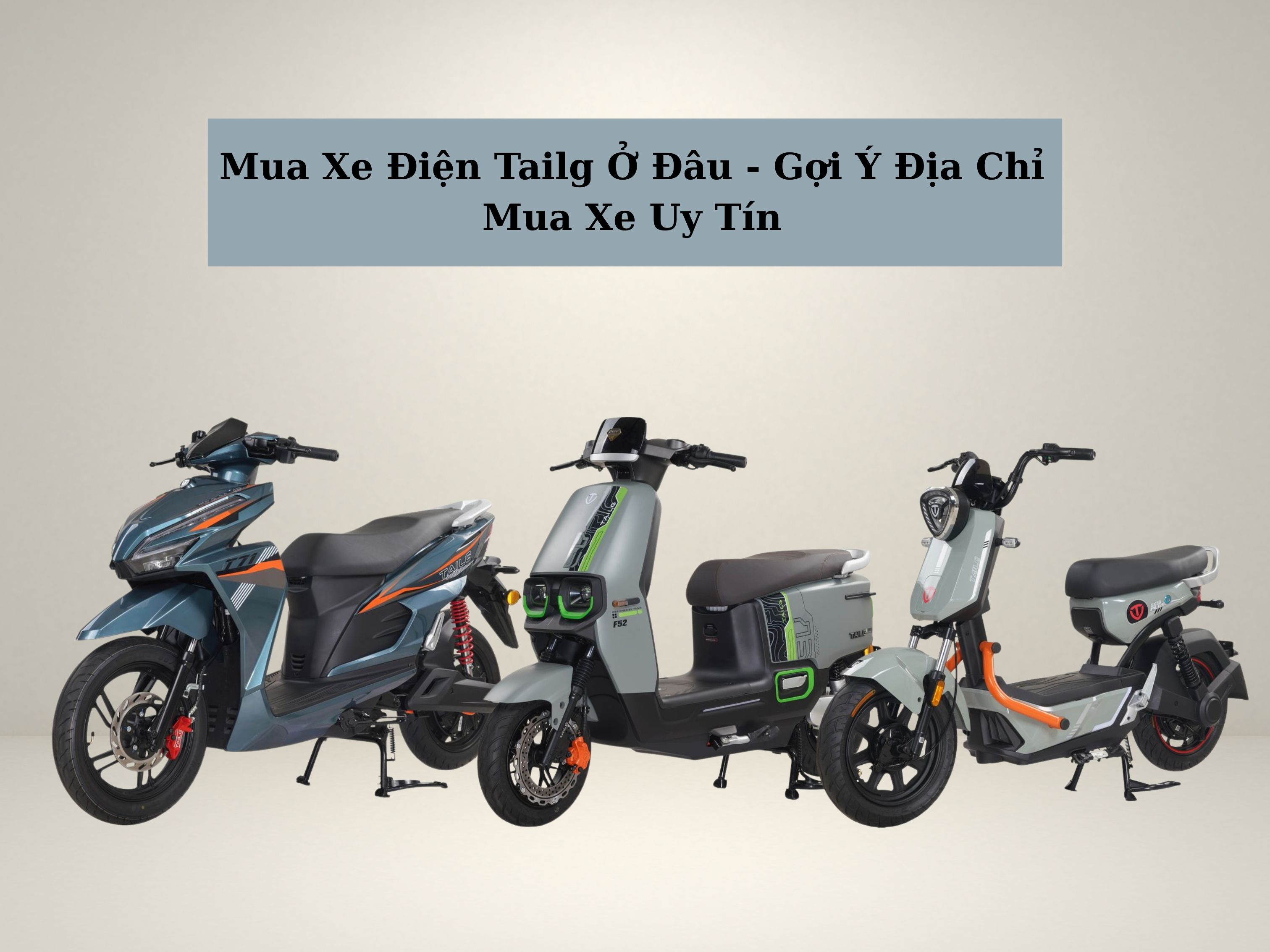 Mua xe điện TAILG ở đâu