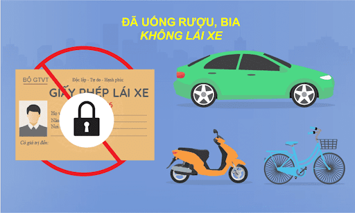 phạt nồng độ cồn xe máy 50cc