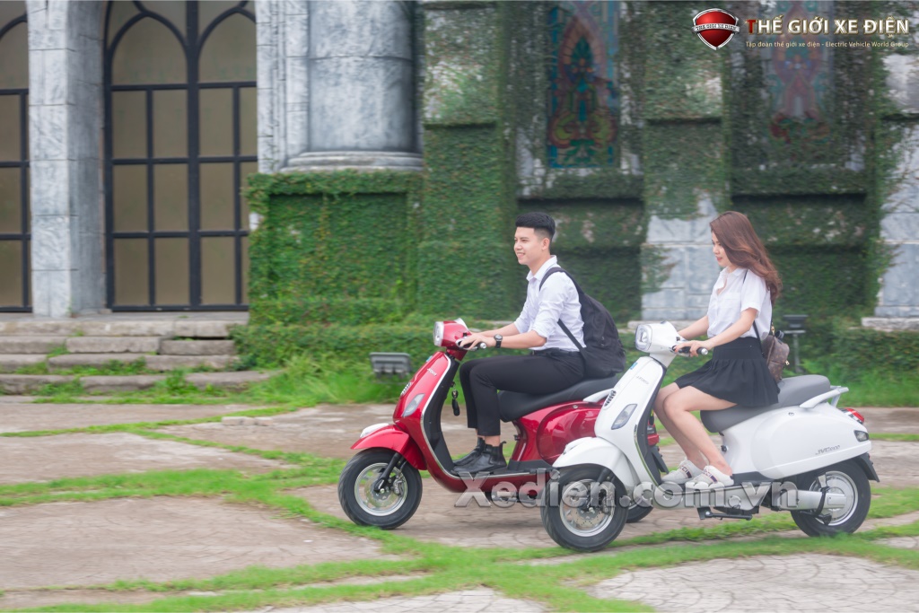 xe điện jvc vespa đèn vuông xe điện jvc vespa đèn vuông