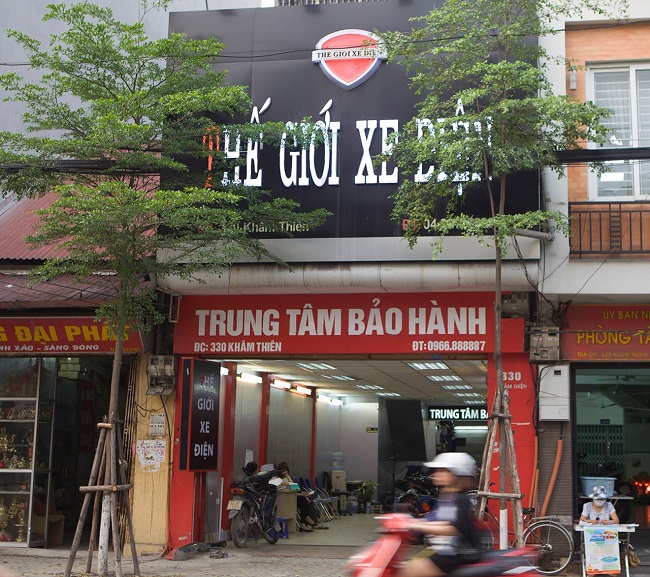 Trung tâm bảo hành, sửa chữa Thế Giới Xe Điện