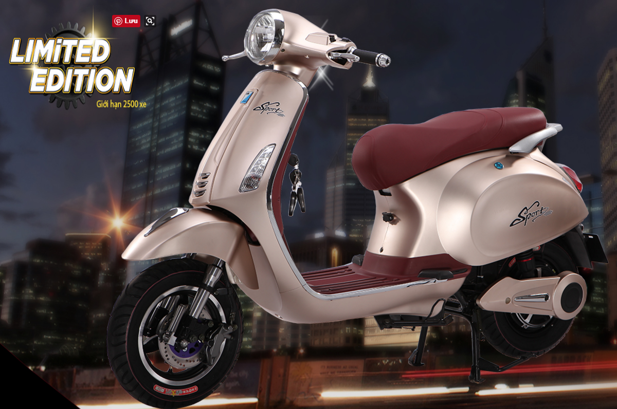 Đồng hành cùng xe điện Vespa Dibao trên mọi nẻo đường